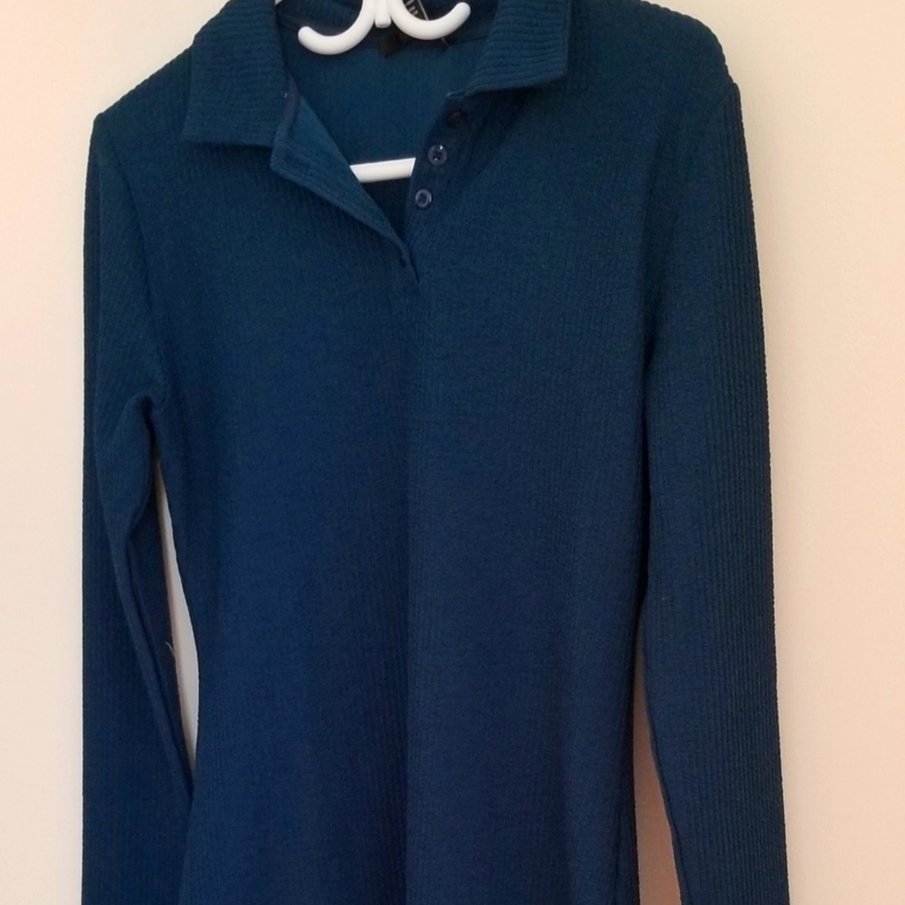 Long blue shirt-dress from forever 21